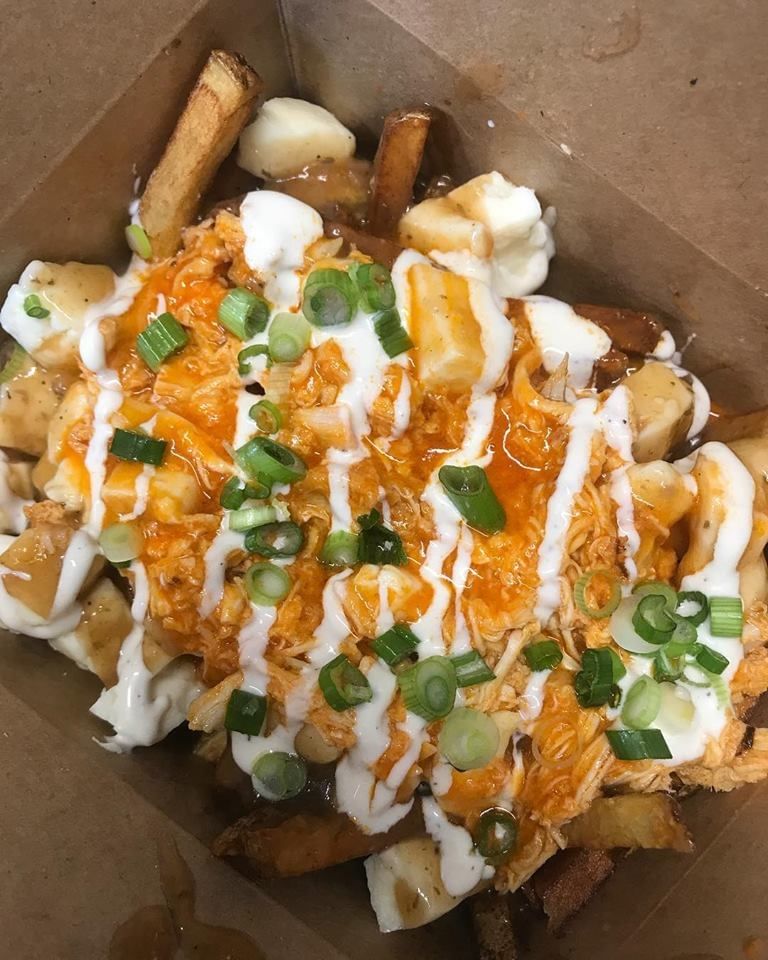 Buffalo Chicken Poutine.