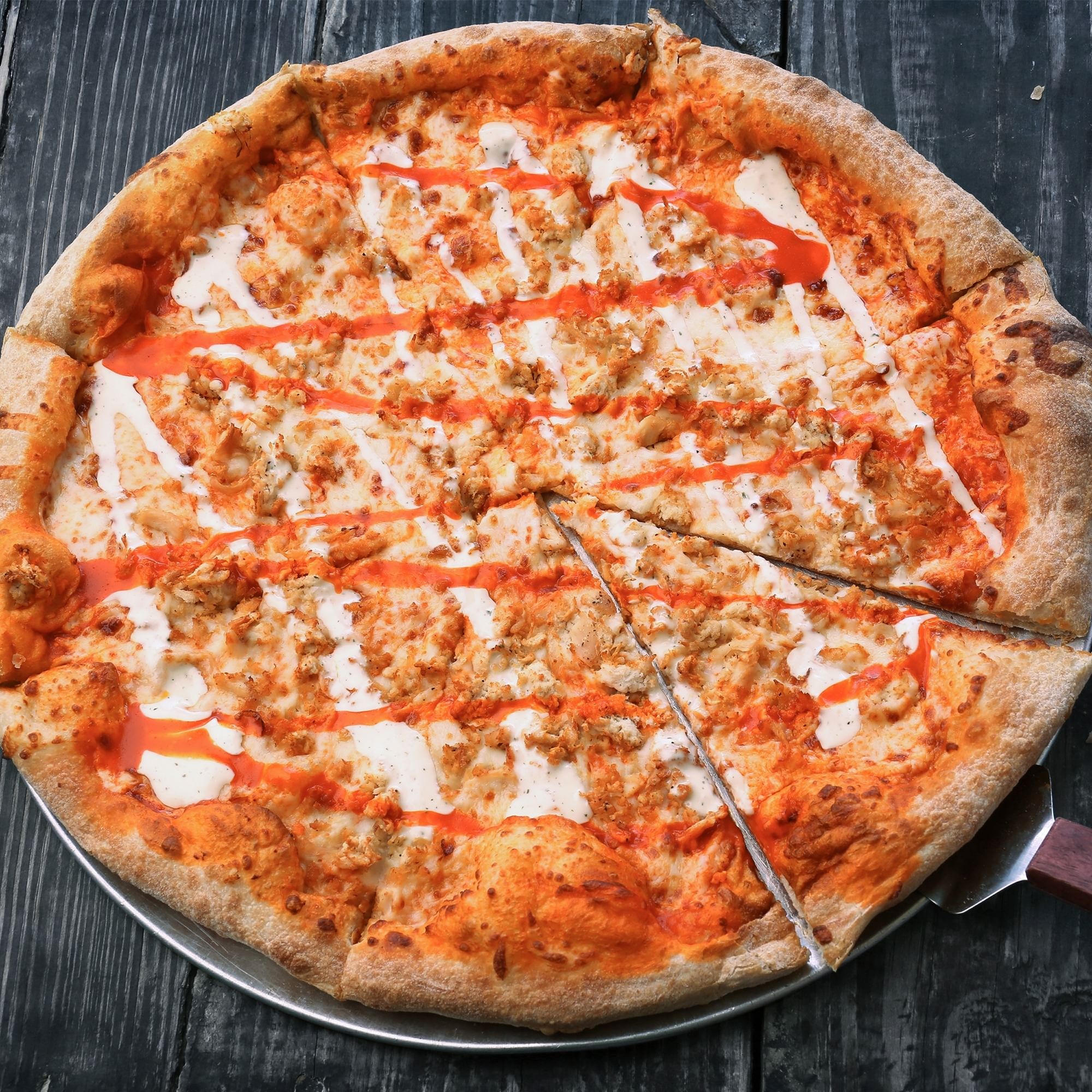 16" Buffalo Chicken Pizza.