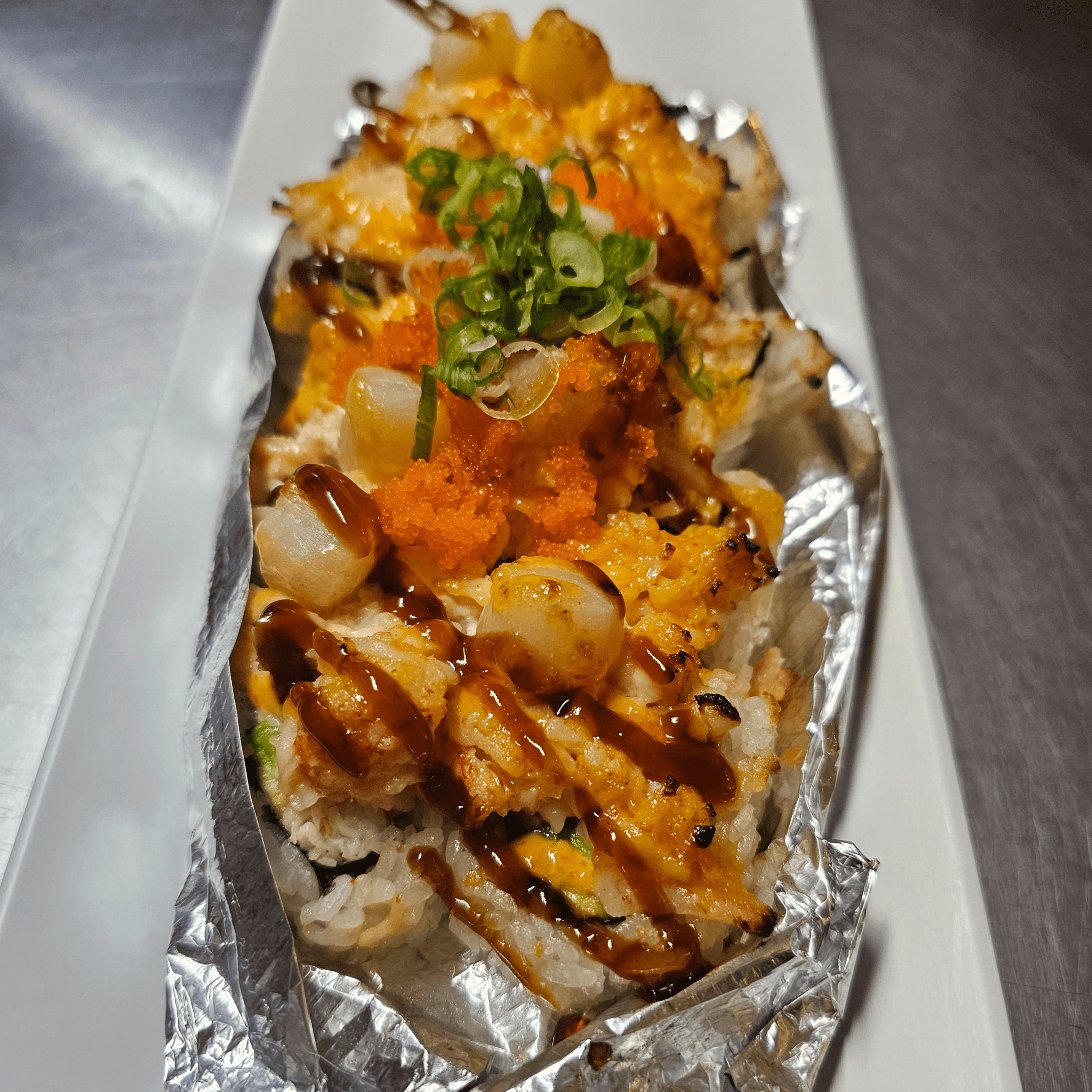 Bake Scallop Lobster Roll.