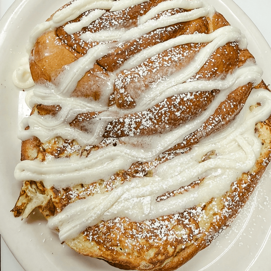 Cinnamon Roll, French Toast Style.
