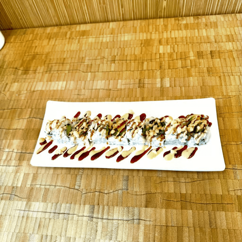 Crunchy Veggie Cali and Edamame Or Salad.