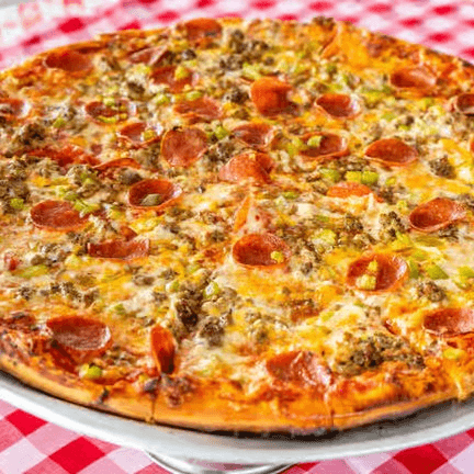 The Caruso Spectacular Pizza.