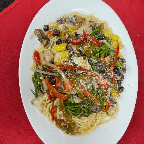 Pasta Primavera Tray.