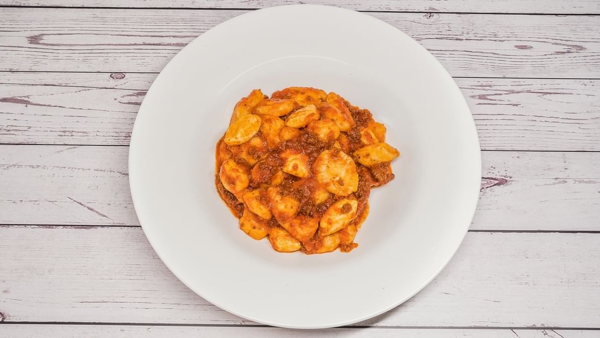 Gnocchi Bolognese.