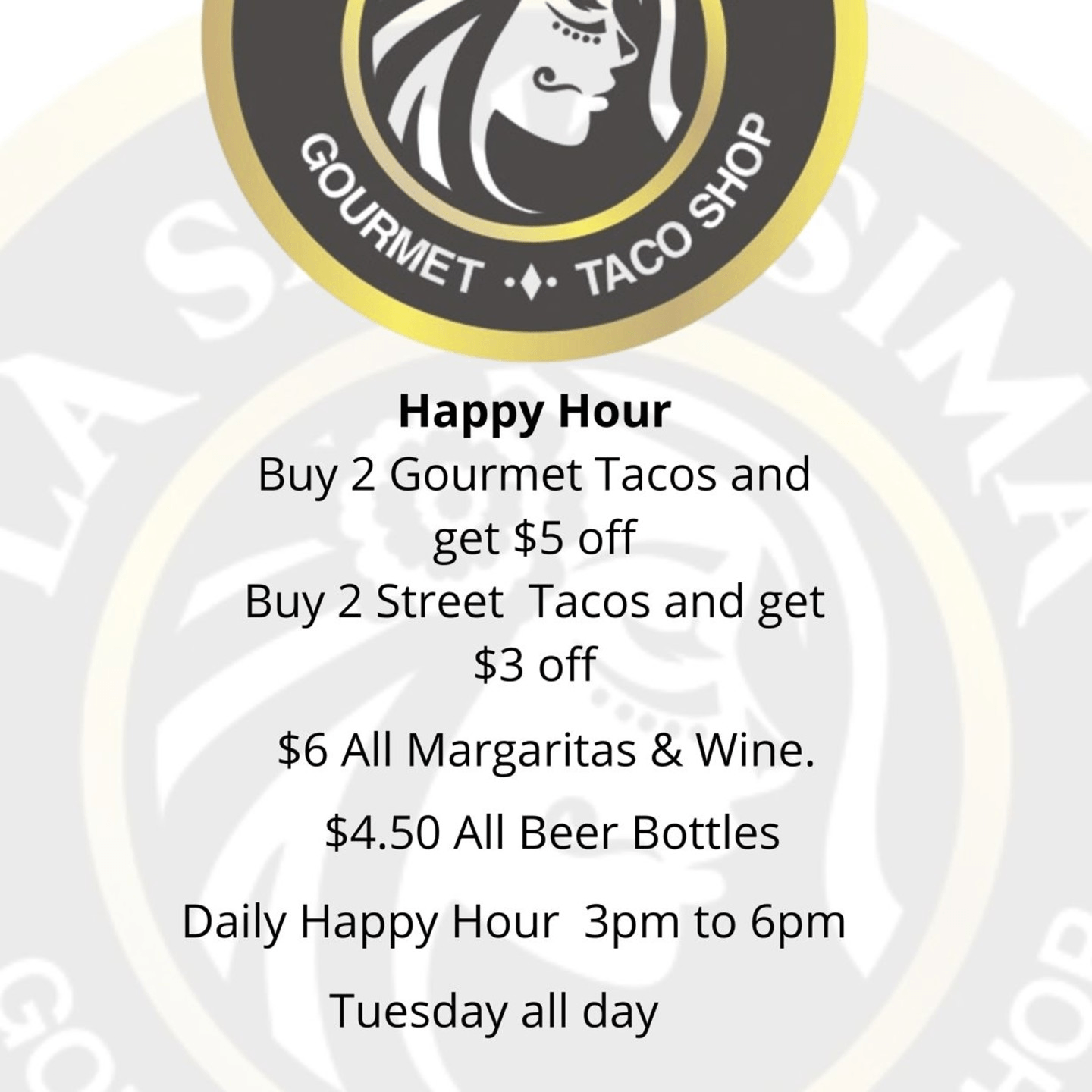 Daily Happy Hour  
