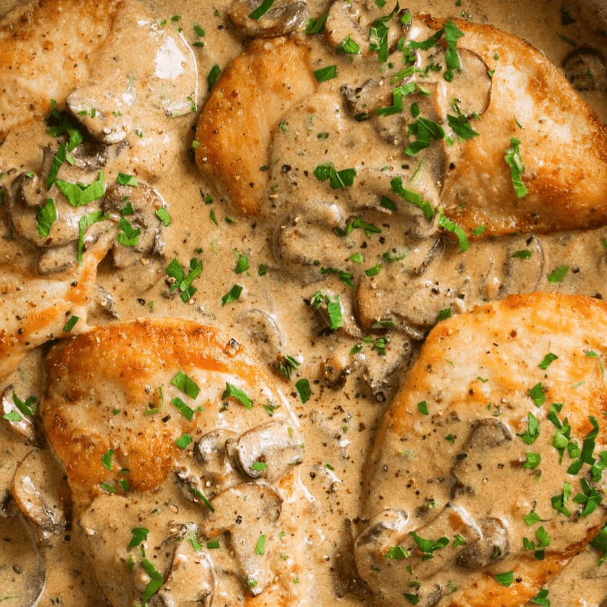 Chicken Marsala.