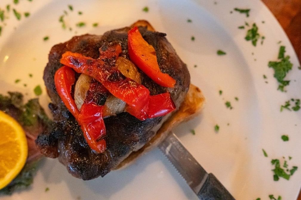 Broiled Filet Mignon.