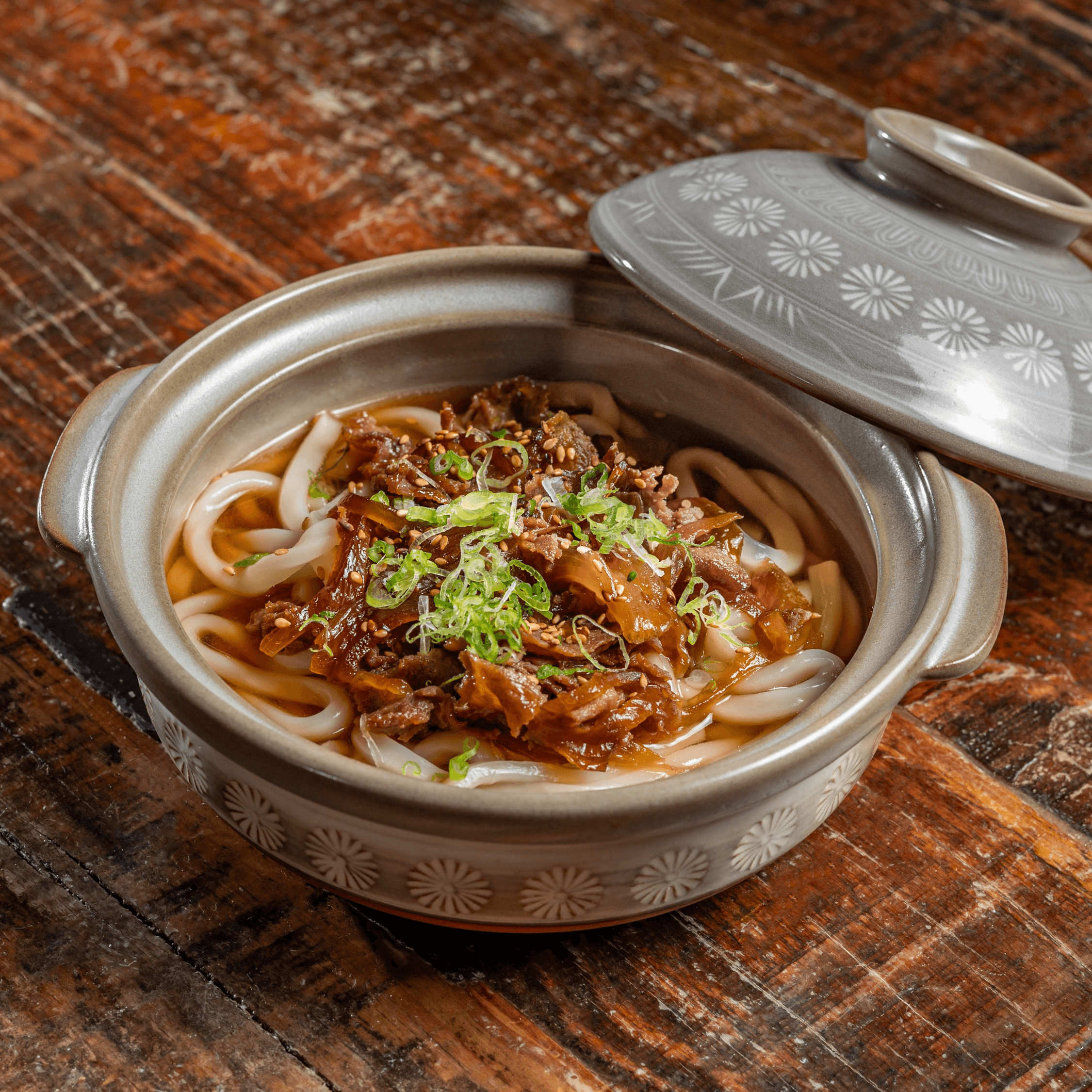 Beef niku udon soup.