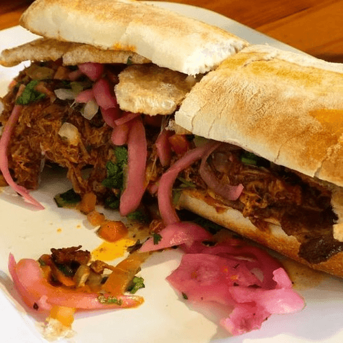 Torta Cochinita Pibil