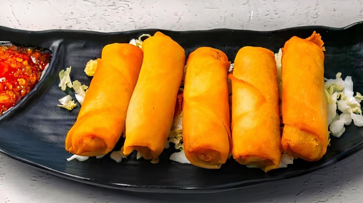 Veggie Egg Rolls.