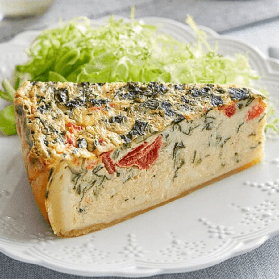 Veggie Quiche.