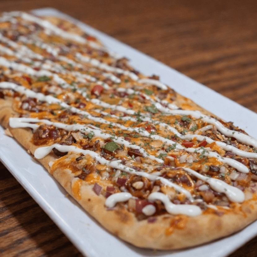 RBS BBQ Grilled Chicken Flatbread.