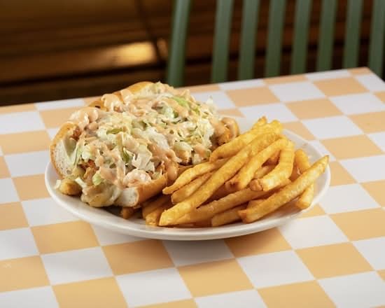 Pollo Rosa Cheesesteak + Fries.