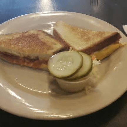 Kids Grilled Cheese with French Fries.