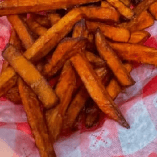 Side of Vegan Sweet Potato Fries.