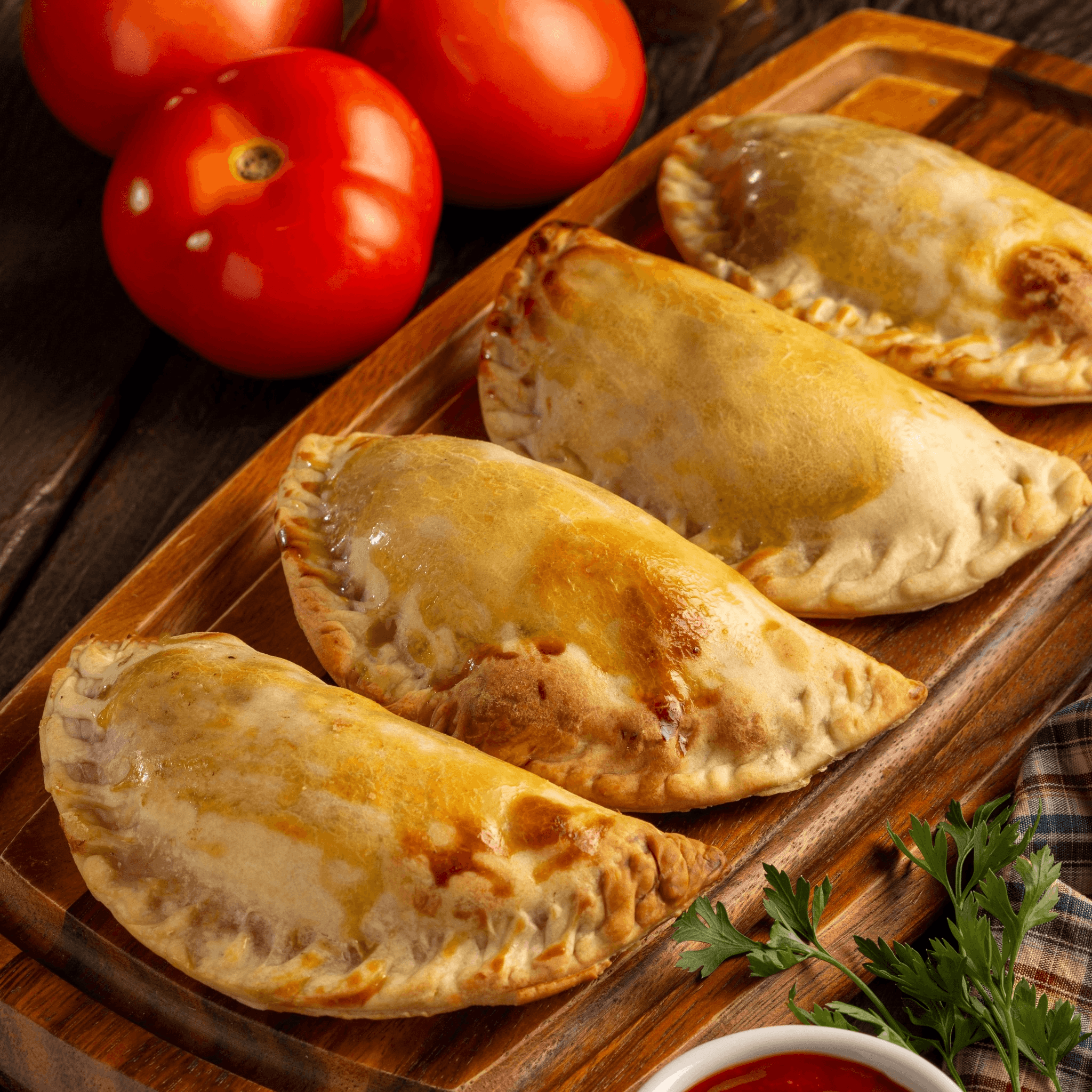 Mini Chicken Empanadas.