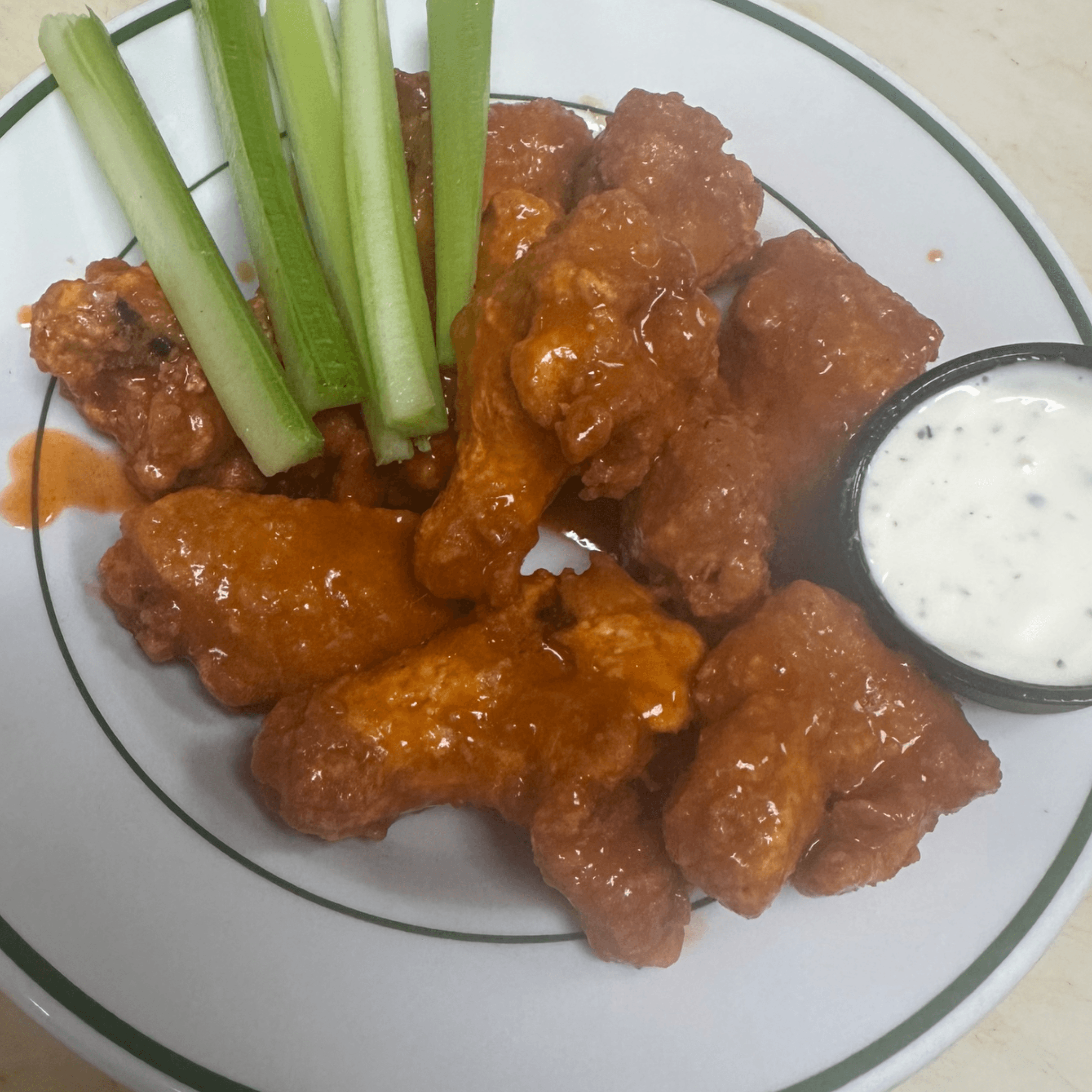 10 traditional wings (NEW).