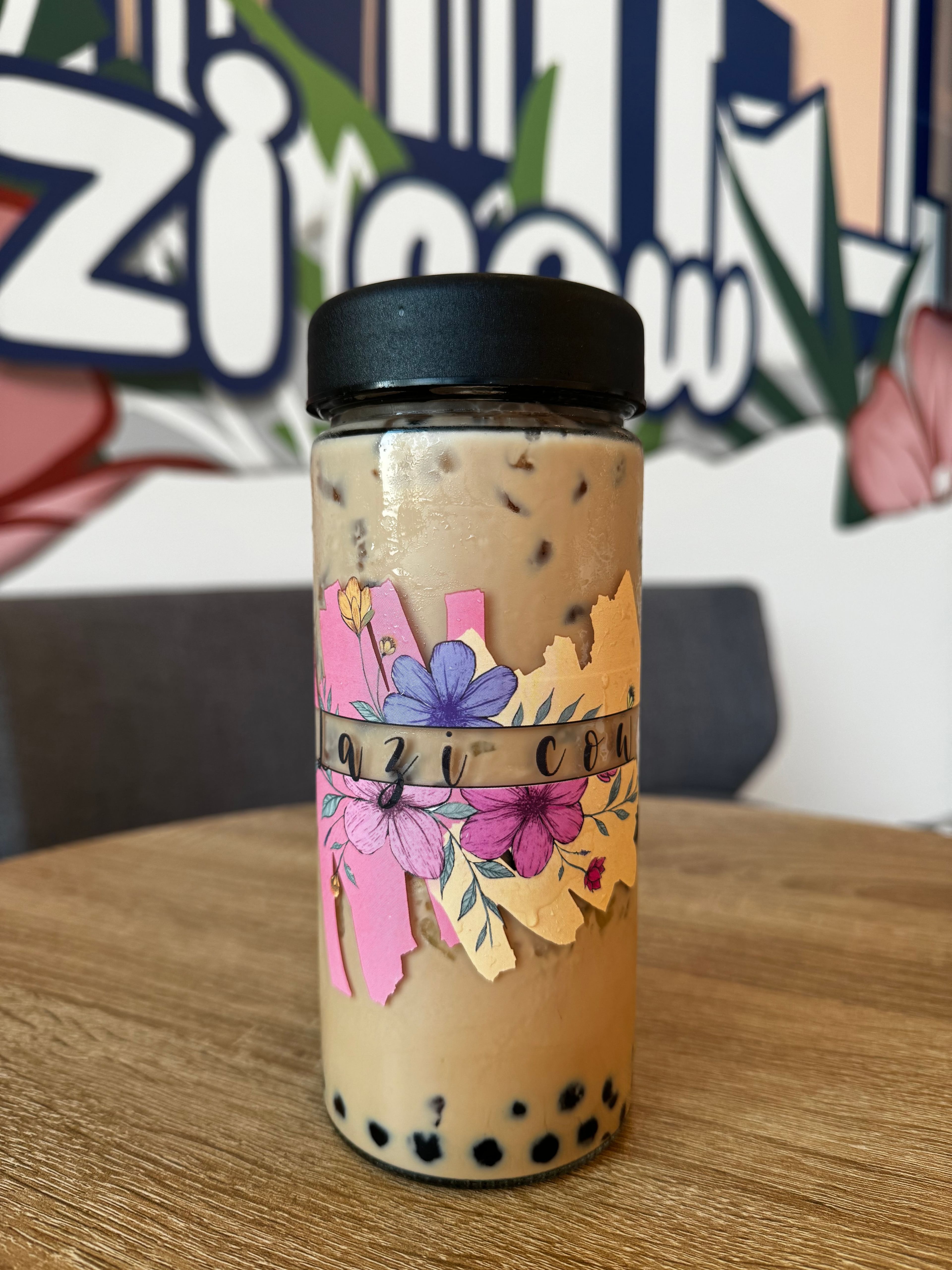 Lazi Cow Style Black Milk Tea (Regular).