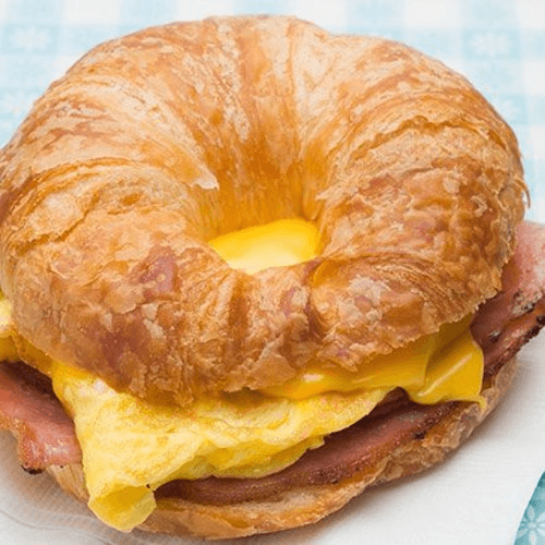 EGG & CHZ CROISSANT SANDWICH.