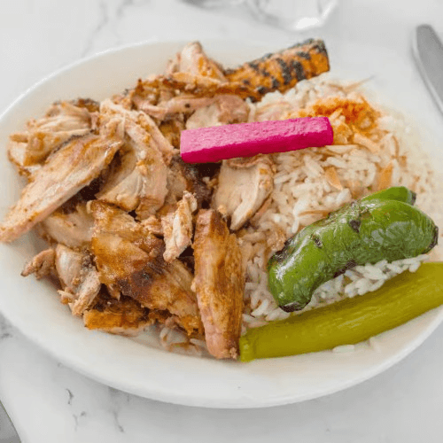 Chicken Shawarma Plate.