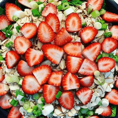 Strawberry Spinach Salad Bowl.