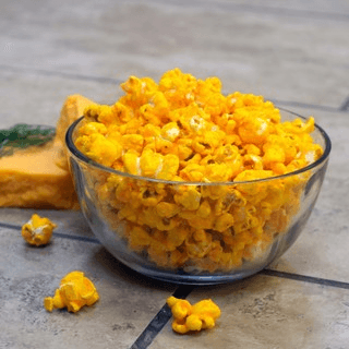 Cheddar Cheese Popcorn.