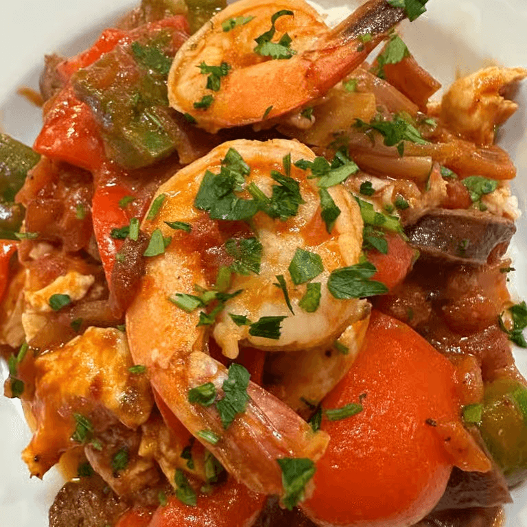 Bistro jambalaya dinner.