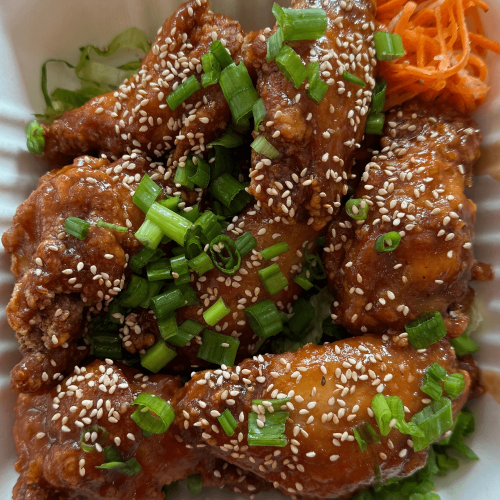 Asian BBQ Wings.