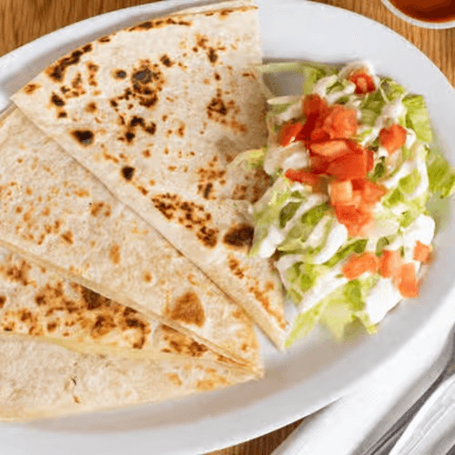 Cheese Quesadilla.