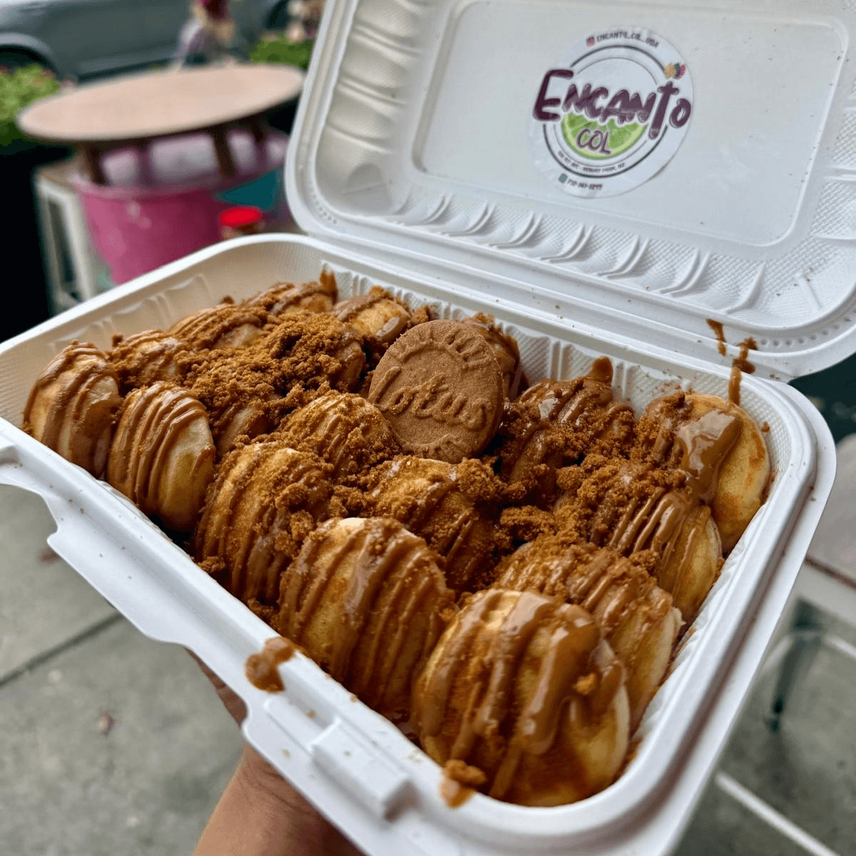 Mini Pancakes Biscoff.