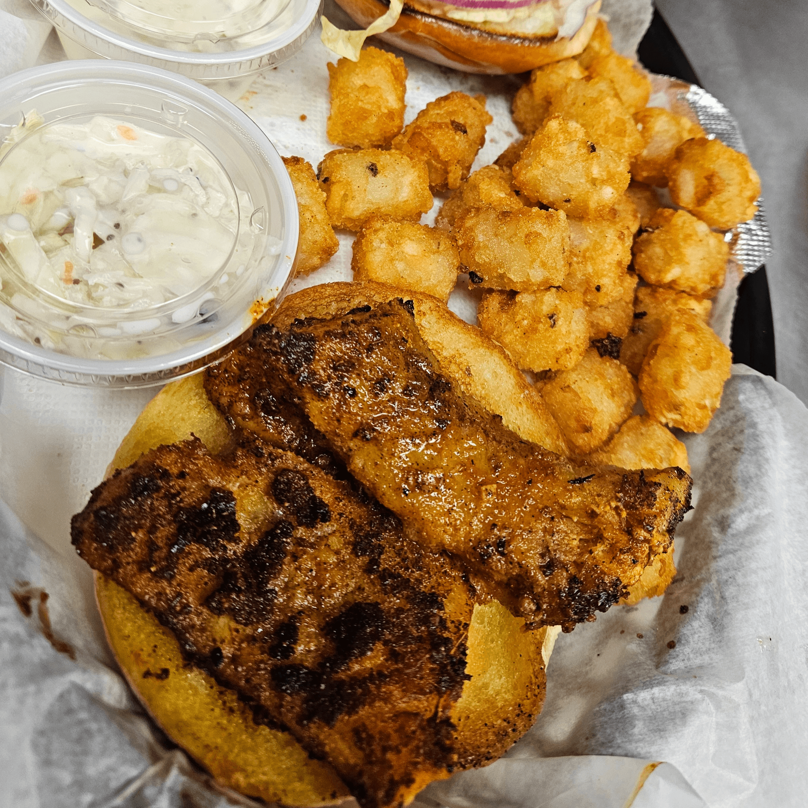 Fat's Fish Sandwich.