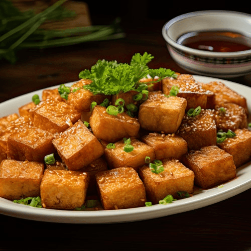 Sweet and Sour Tofu.