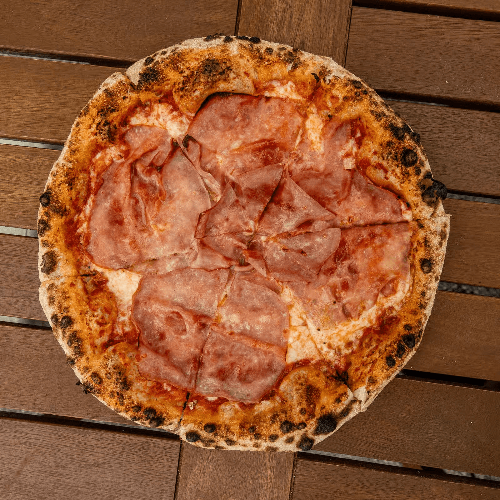Ham Pizza.