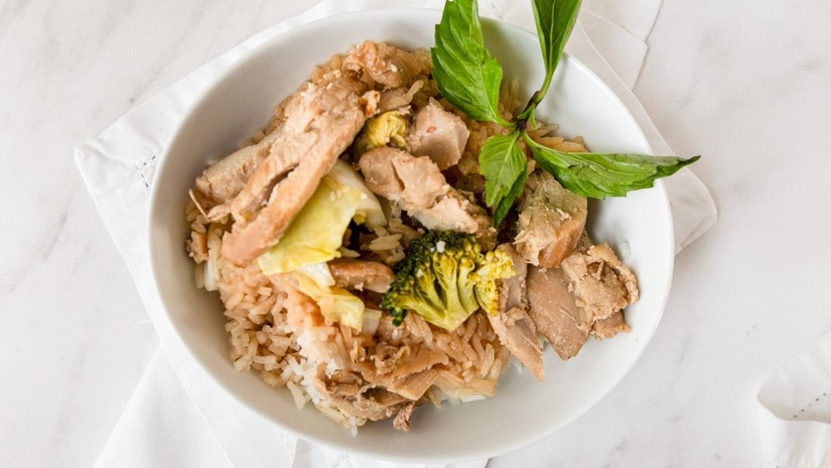 A. 110. Teriyaki Chicken with Vegetables.