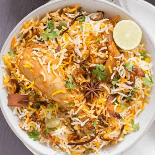 Hyderabadi Chicken Dum Family Pack Biryani.