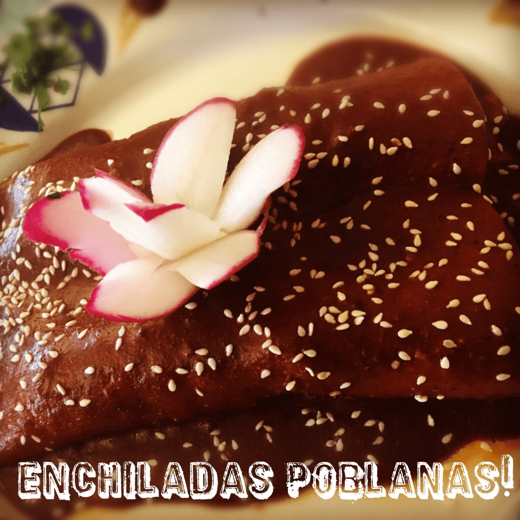 Enchiladas Poblanas.