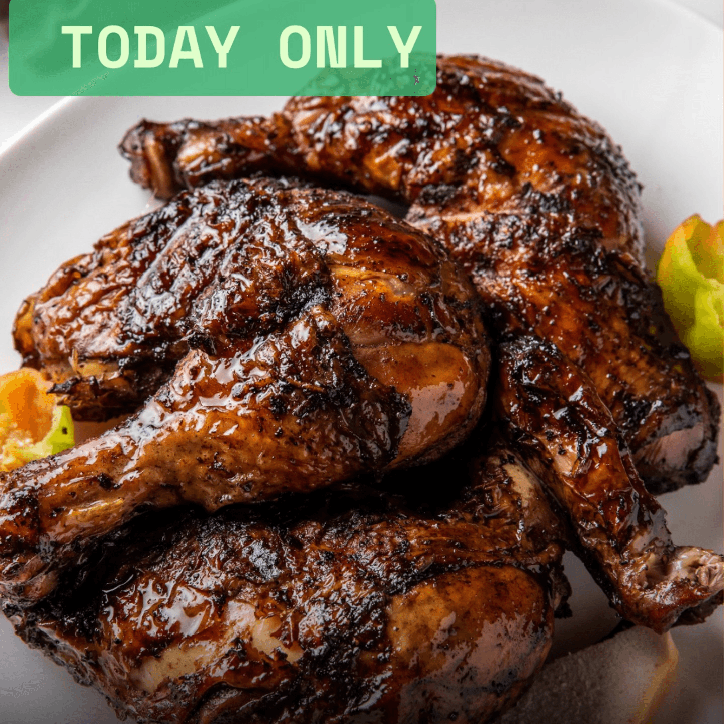 $9 Today only: Buy one JERK CHICKEN Get one free 