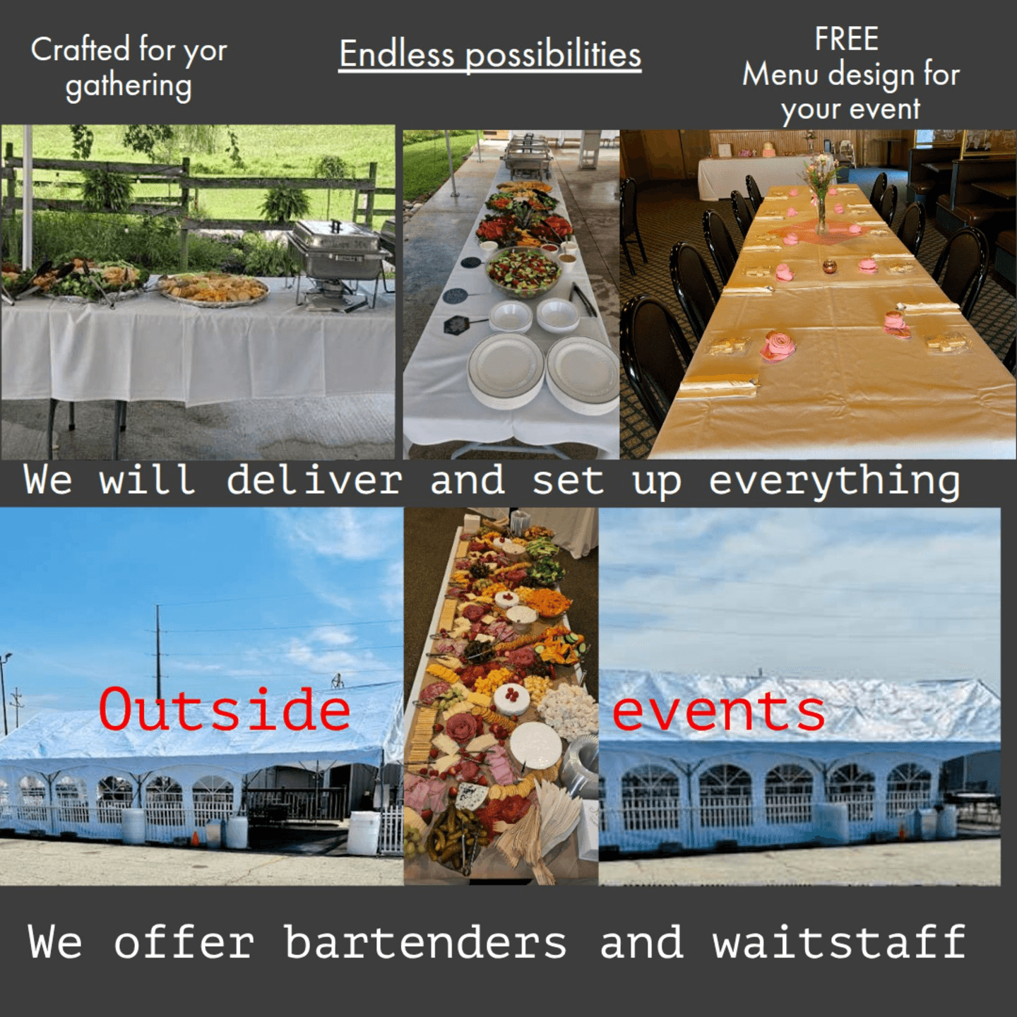 Let us cater your big day