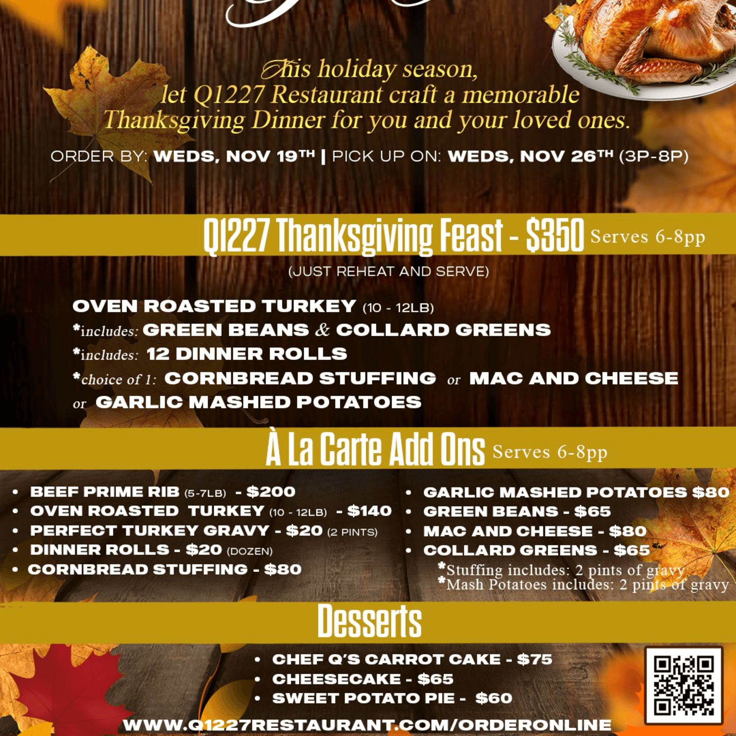 Q1227 Presents Thanksgiving To Go 