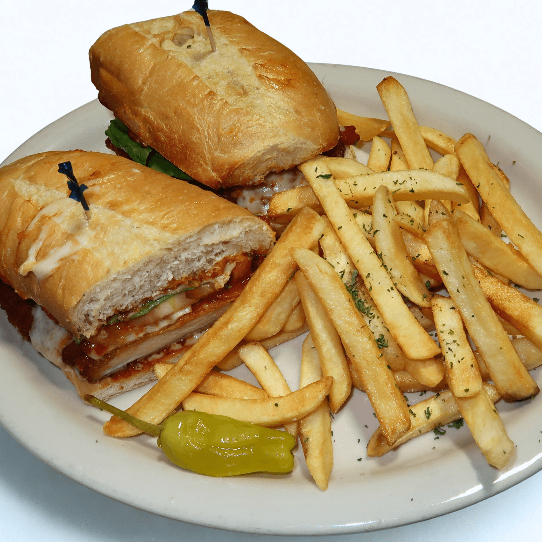 Chicken Parmigiana Sub.