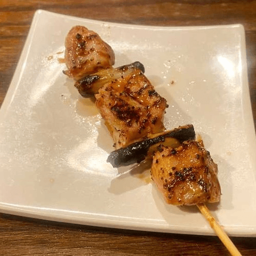 Negima (Jidori Chicken Thigh with Green Onion) Skewer　ねぎま串