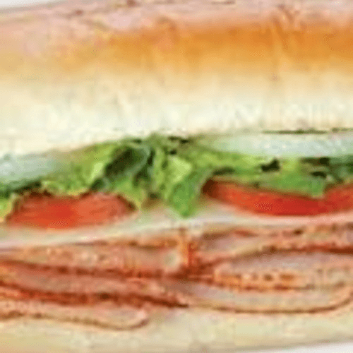 Turkey and Provolone Sandwich.