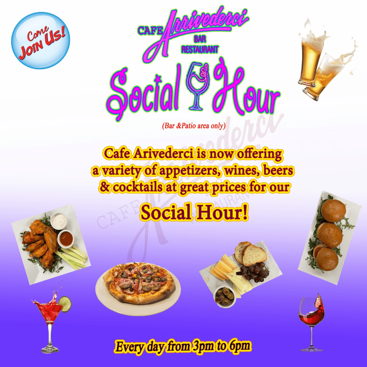 Social Hour at Arrivederci!