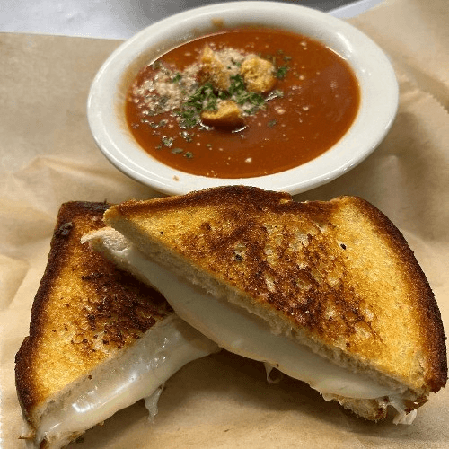 9) Grilled Cheese & Tomato Soup Combo: 