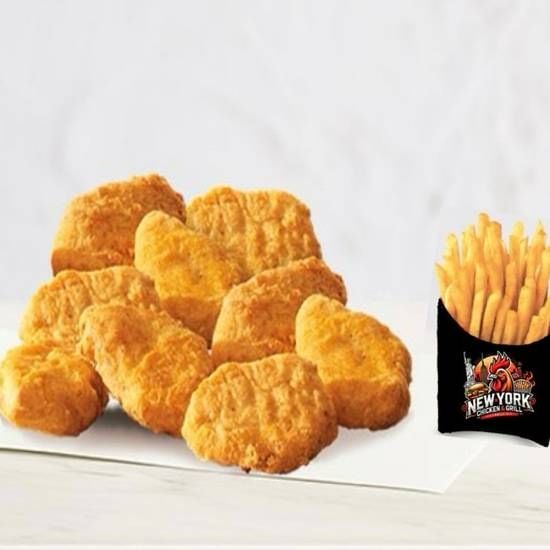 12pc Chicken Nuggets W/ Fries.