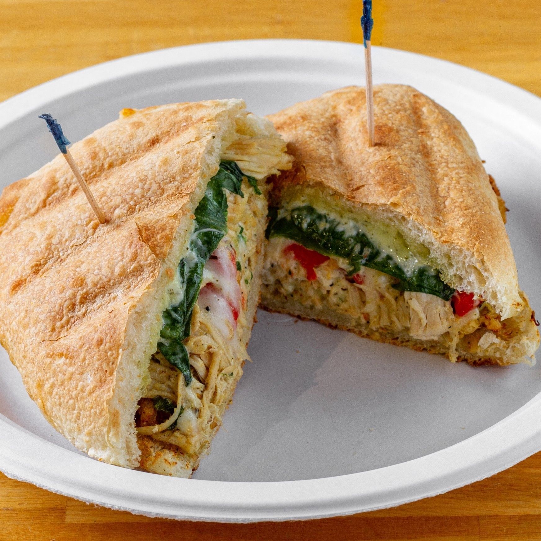 Chicken Pesto Melt.