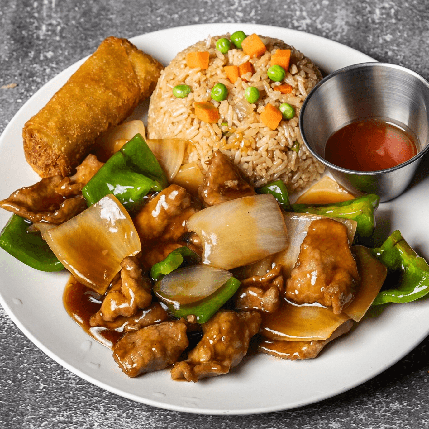 L6. Pepper Steak W. Onion.