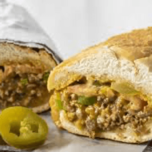 Spicy Chopped Cheese Sub
