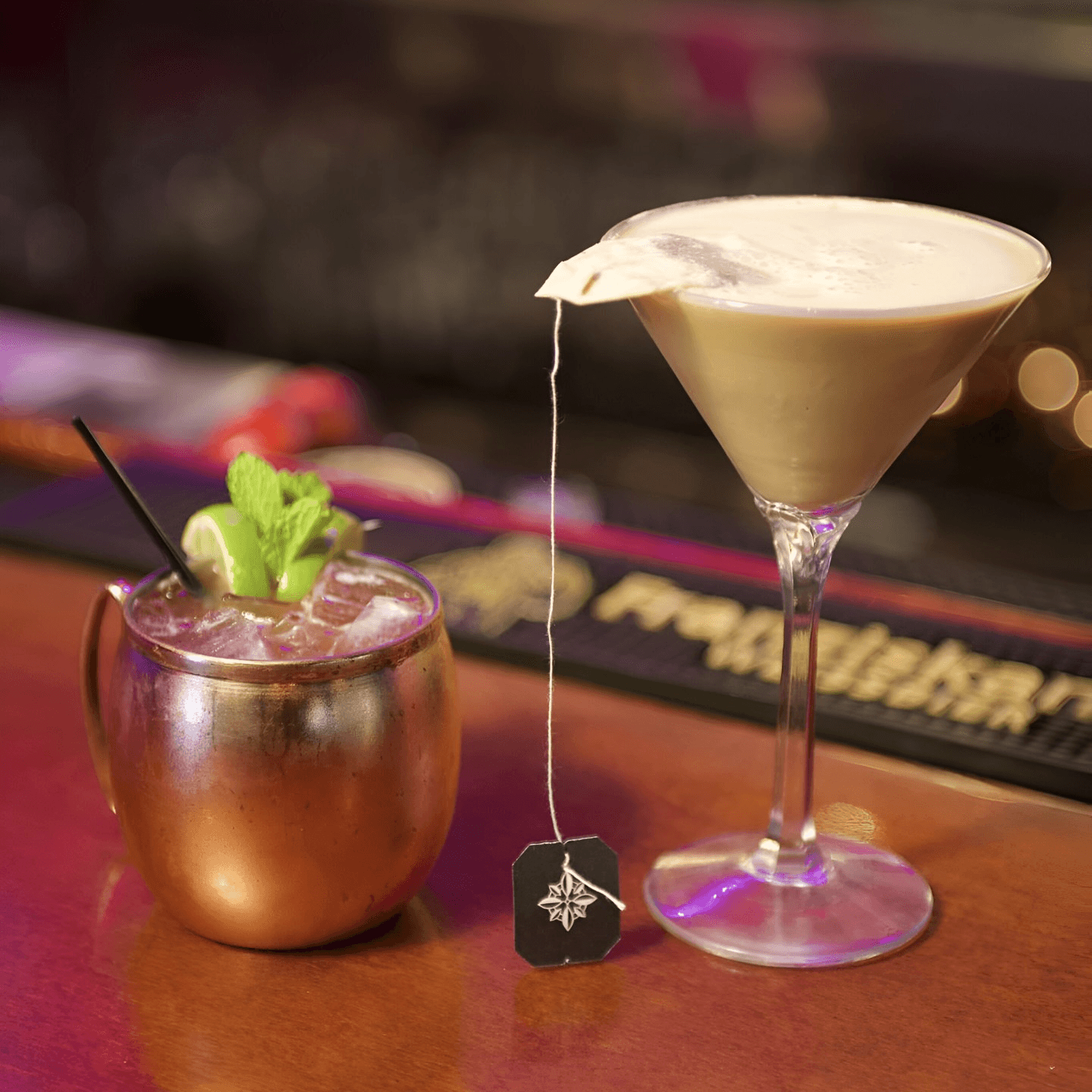 Cocktails and a Casual Bar Vibe