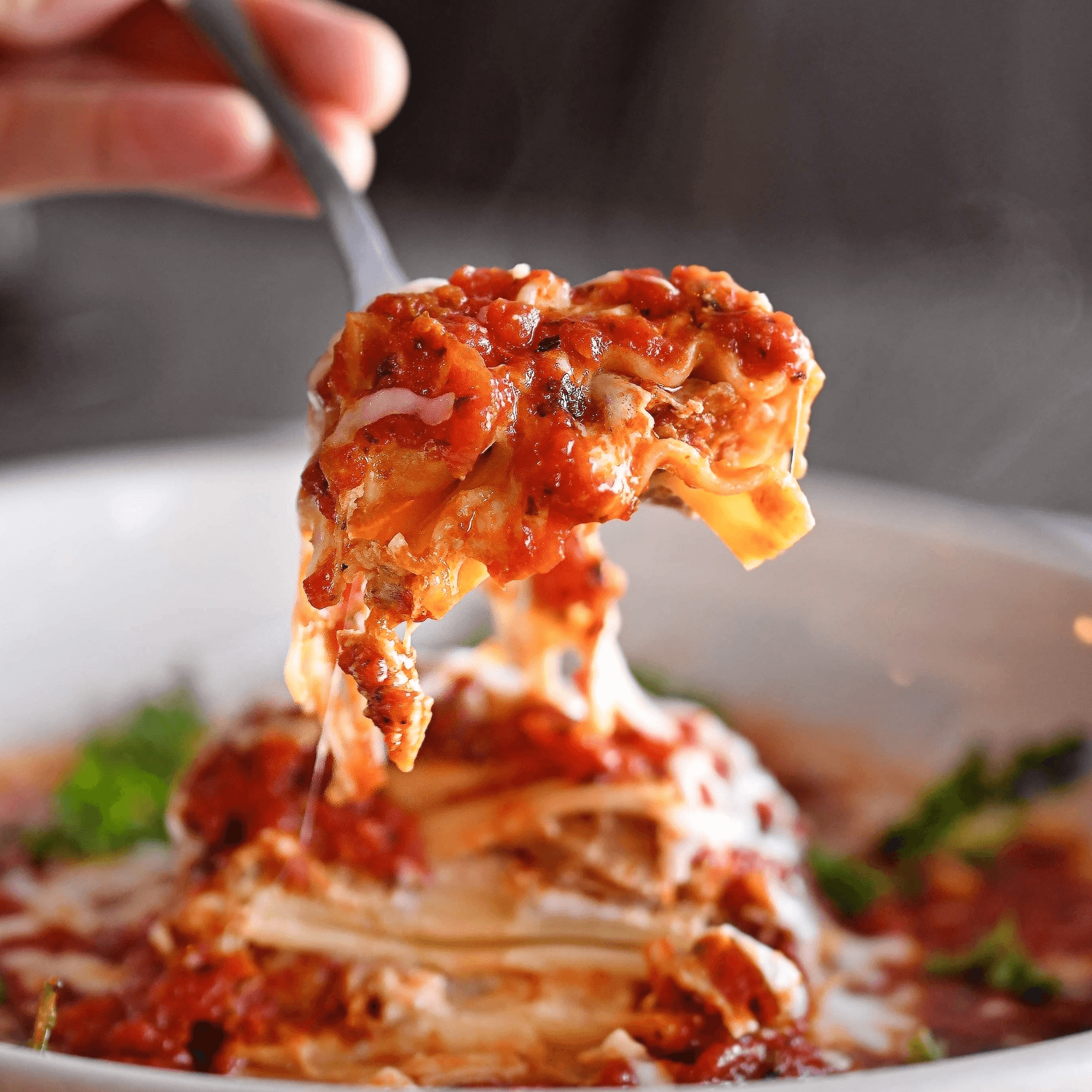 Mama's Meat Lasagna.